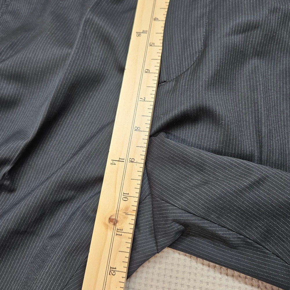 Mossimo Mens Slim Fit Pinstripe Dress Pants Black Grey 29x30 NWT MB14_01A02-0098 - Picture 9 of 11